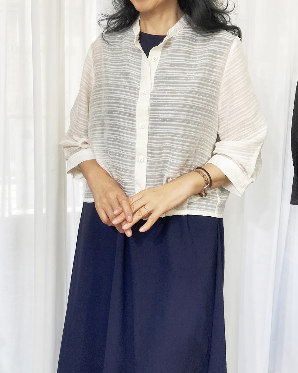 生徒作品: タックブラウス K-147使用